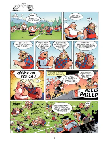BD Les Rugbymen "On commence à fond, puis on accélère" Tome 6