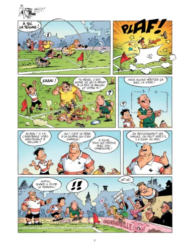BD Les Rugbymen "On commence à fond, puis on accélère" Tome 6