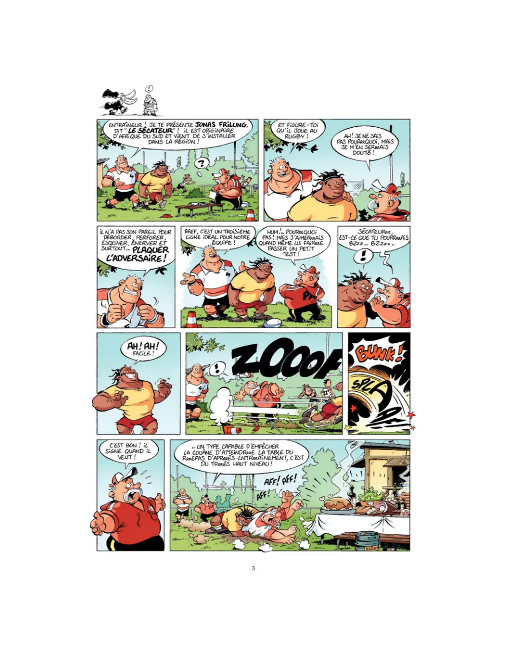 BD Les Rugbymen "Le résultat on s'en fout ! Il faut gagner !" Tome 7