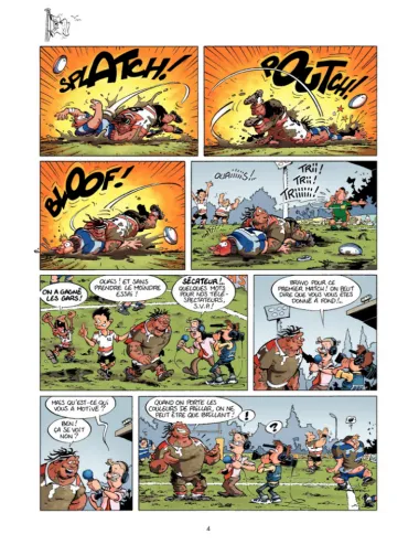 BD Les Rugbymen "Le résultat on s'en fout ! Il faut gagner !" Tome 7