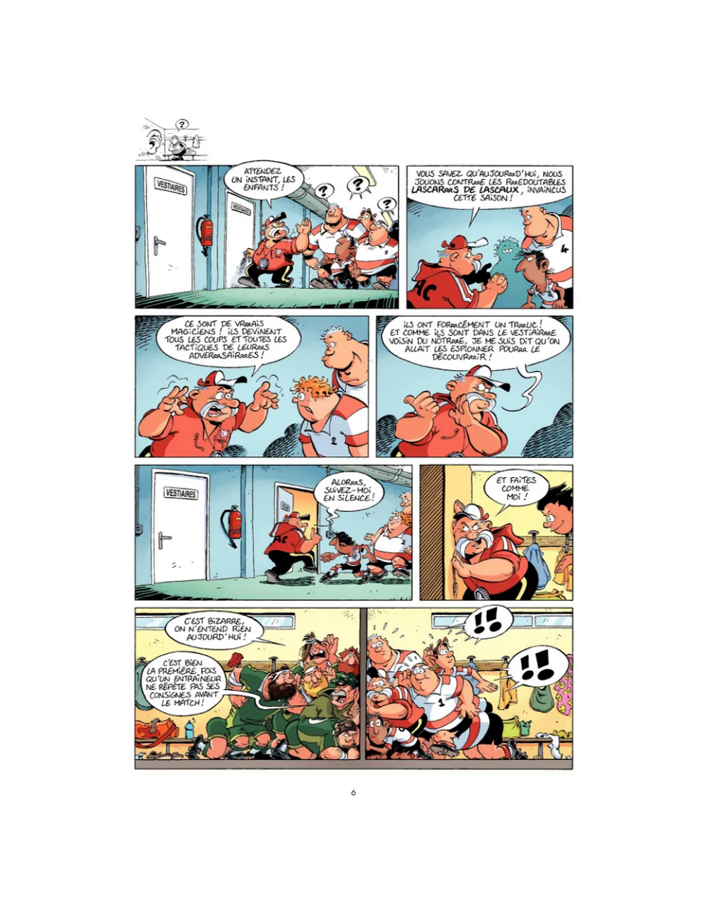 BD Les Rugbymen "Le résultat on s'en fout ! Il faut gagner !" Tome 7