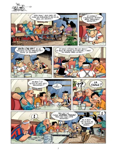 BD Les Rugbymen "Le résultat on s'en fout ! Il faut gagner !" Tome 7