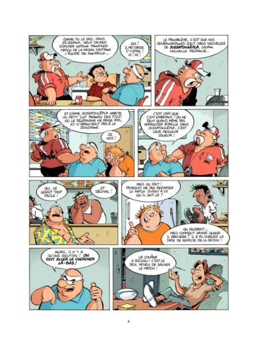 BD Les Rugbymen "Si on gagne, c'est le gâteau sur la cerise !" Tome 9