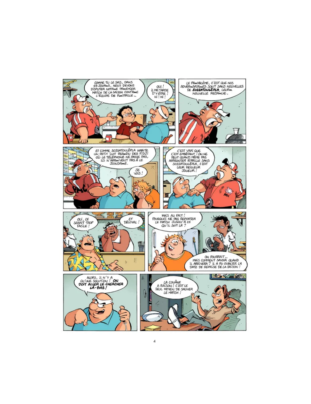 BD Les Rugbymen "Si on gagne, c'est le gâteau sur la cerise !" Tome 9