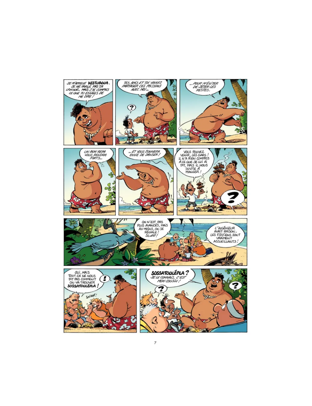 BD Les Rugbymen "Si on gagne, c'est le gâteau sur la cerise !" Tome 9