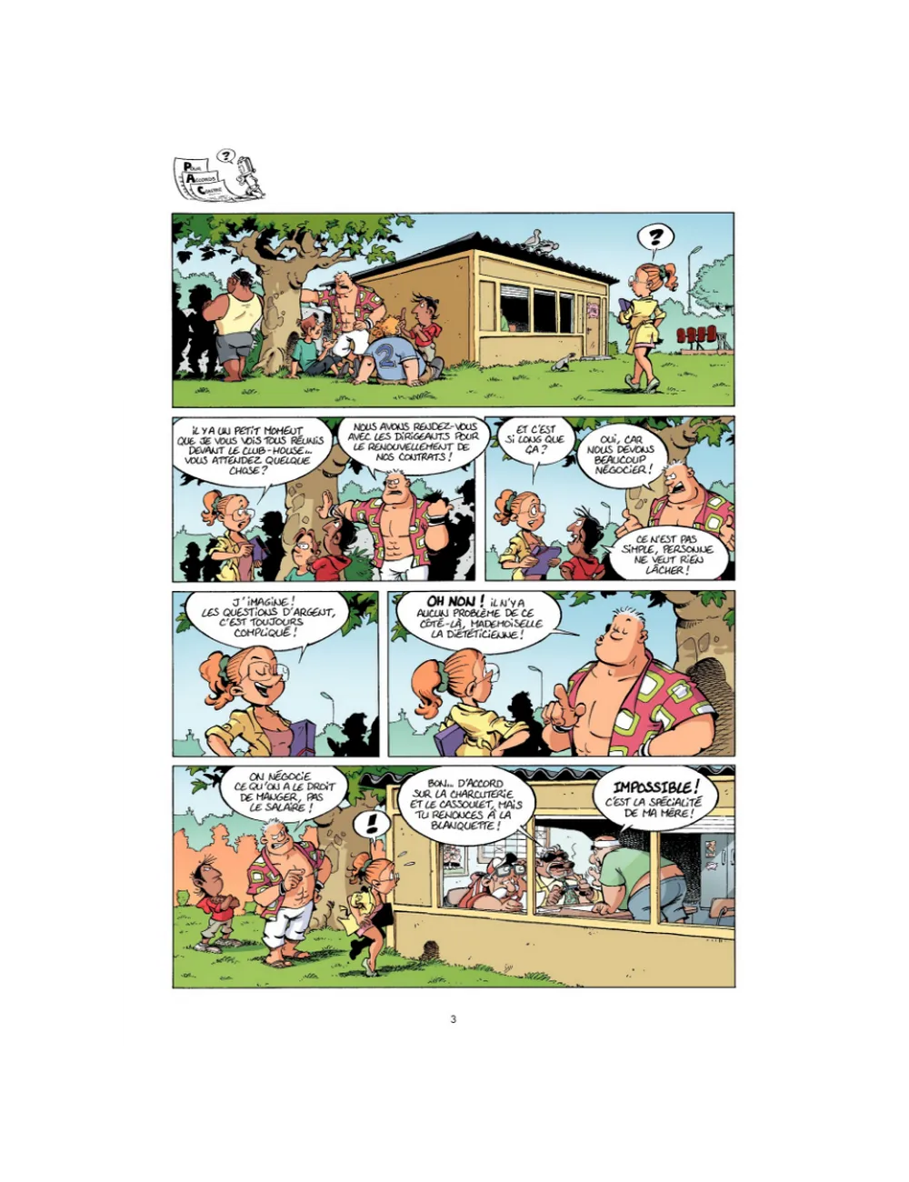 BD Les Rugbymen "Les gars, ensemble, on est un groupe électrogène !" Tome 10