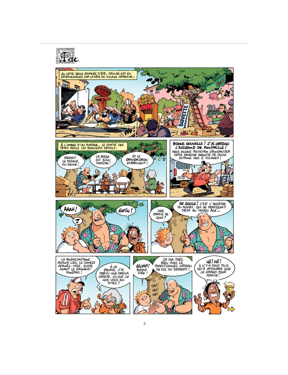 BD Les Rugbymen "Aujourd'hui, on laisse le cerveau au vestiaire !" Tome 12