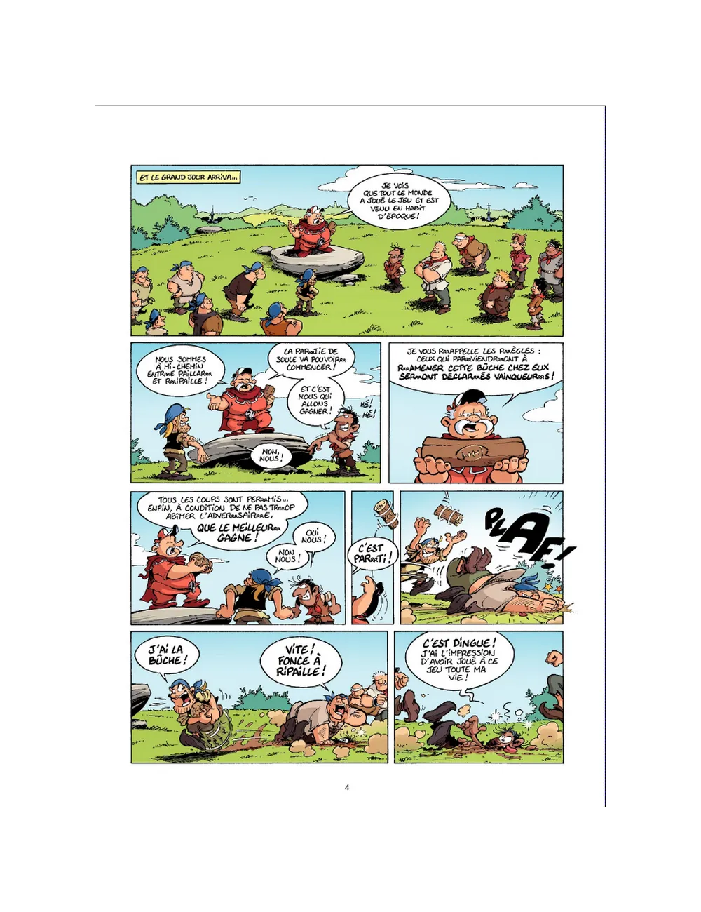 BD Les Rugbymen "Aujourd'hui, on laisse le cerveau au vestiaire !" Tome 12