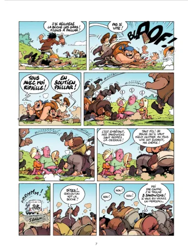 BD Les Rugbymen "Aujourd'hui, on laisse le cerveau au vestiaire !" Tome 12