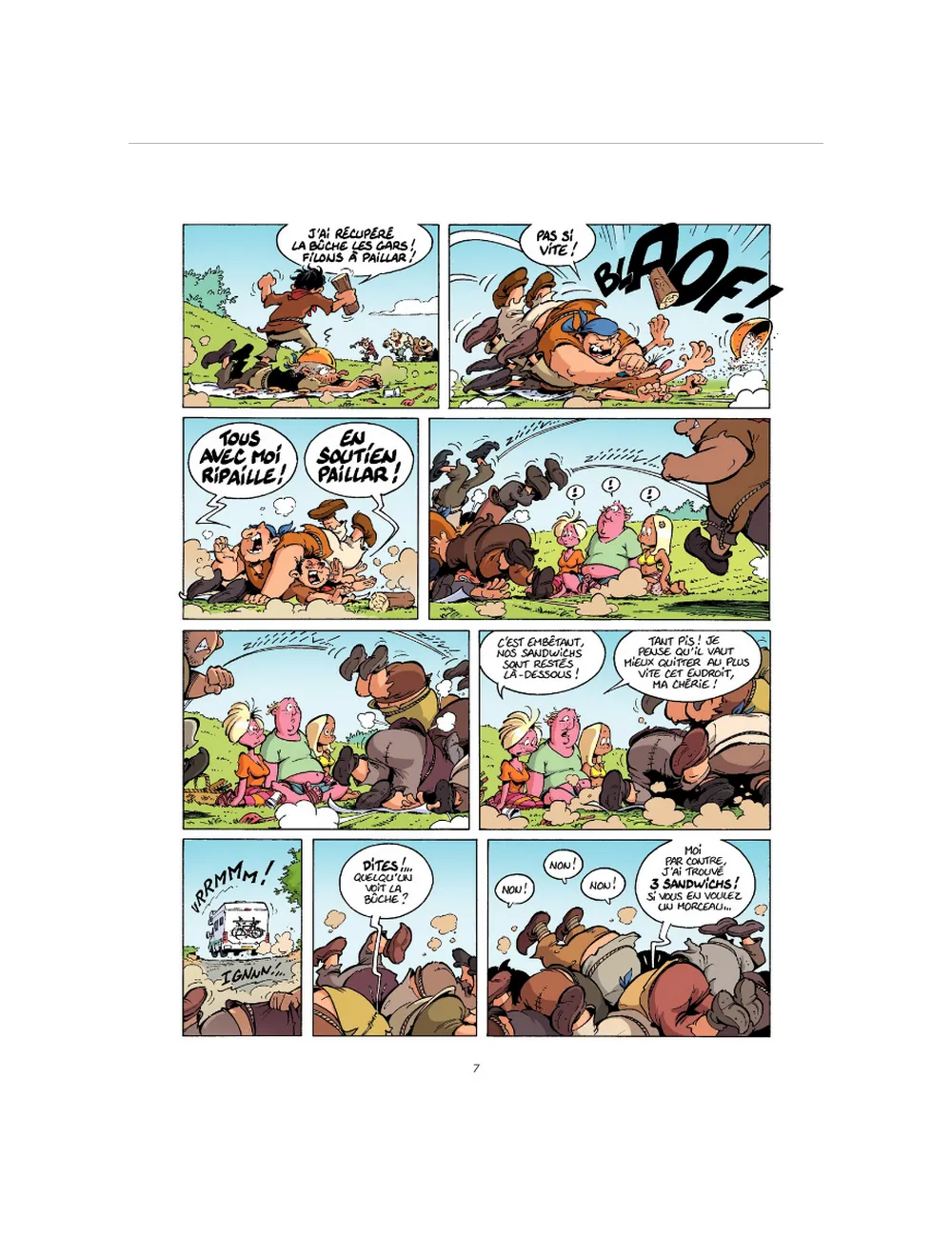 BD Les Rugbymen "Aujourd'hui, on laisse le cerveau au vestiaire !" Tome 12