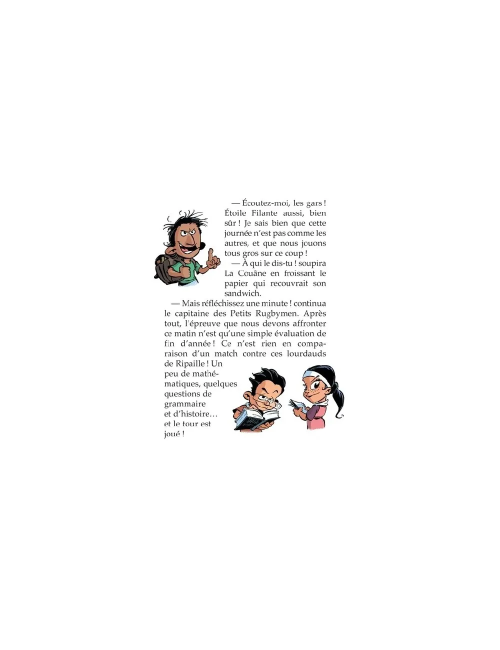 BD Les Petits Rugbymen "L'Interro Surprise" Tome 2