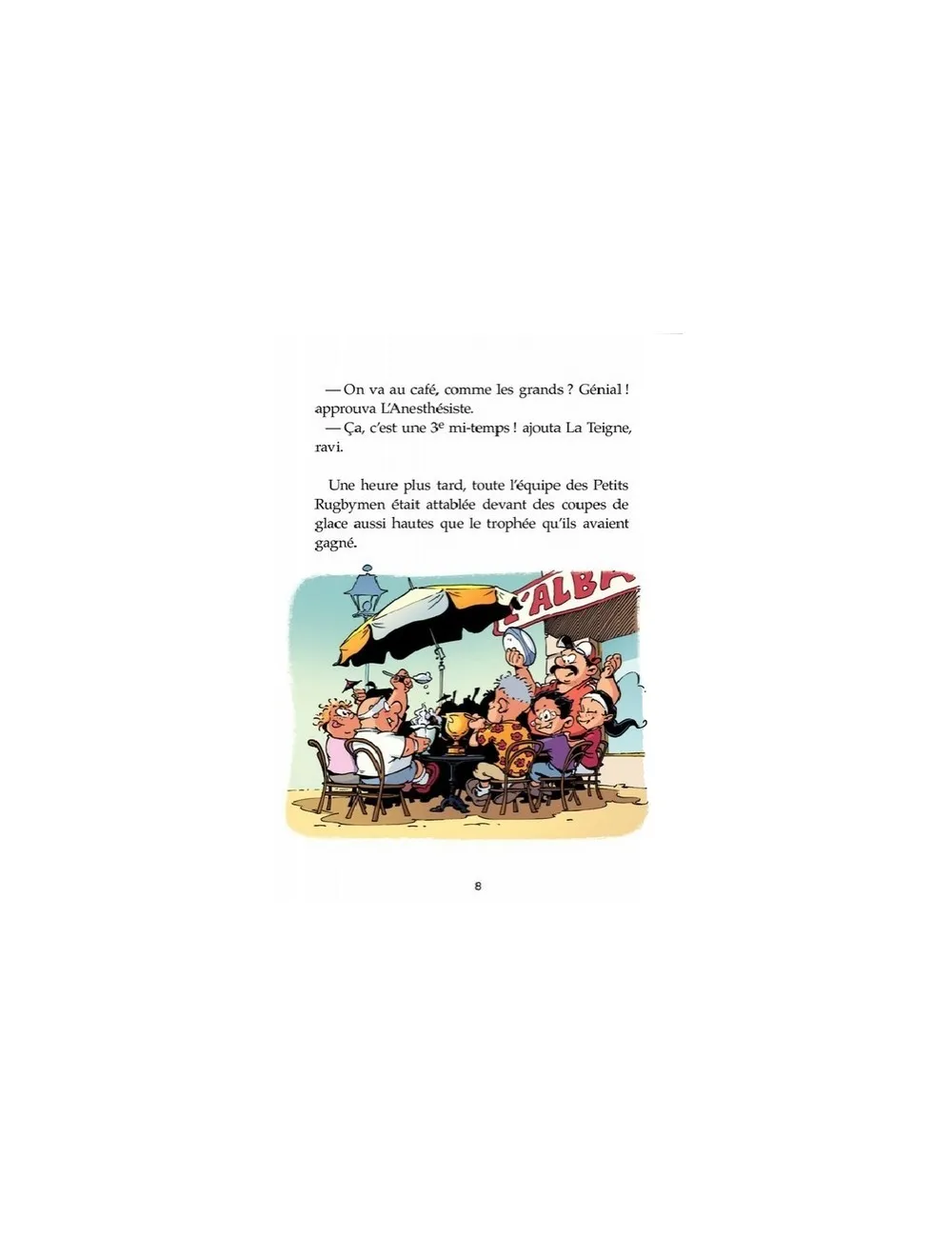 BD Les Petits Rugbymen "Le Tournoi des Six Vallées" Tome 4