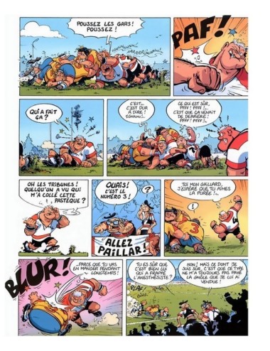 BD Les Rugbymen Best Or "Spécial Castagne"