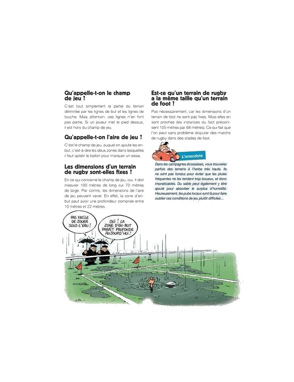 BD Les Rugbymen "Le Rugby et ses Règles"