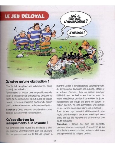 BD Les Rugbymen "Le Rugby et ses Règles"