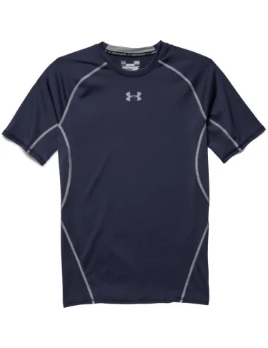 Tee shirt homme UA HeatGear® SS Under Armour marine