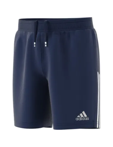 Short rugby enfant 3 Bandes Adidas bleu