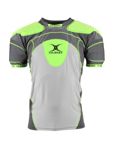 Epauliere rugby Triflex XP2 Gilbert gris jaune argent