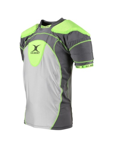 Epauliere rugby Triflex XP2 Gilbert gris jaune argent