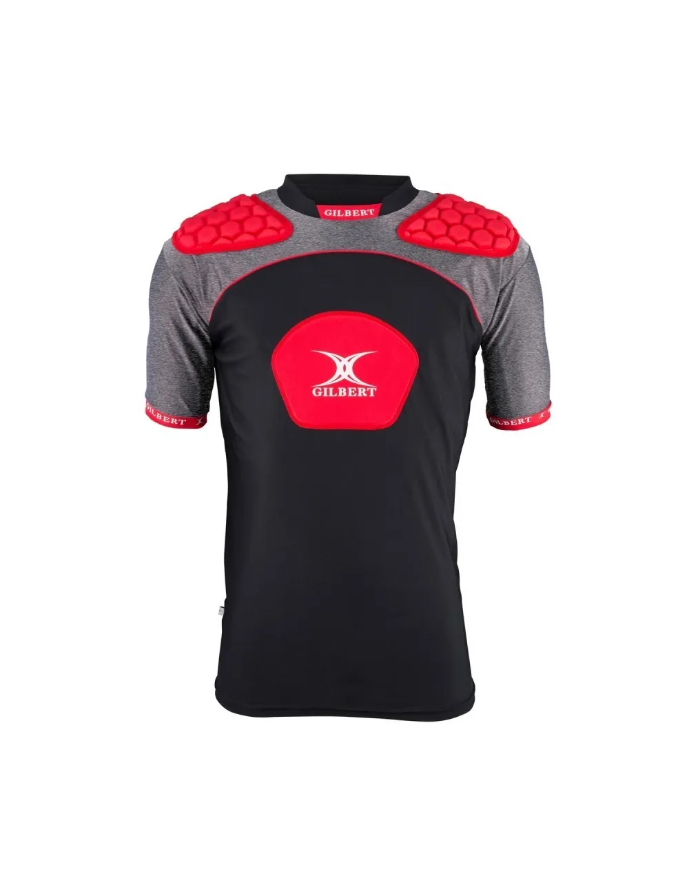 Epauliere rugby Atomic V3 Gilbert noir rouge