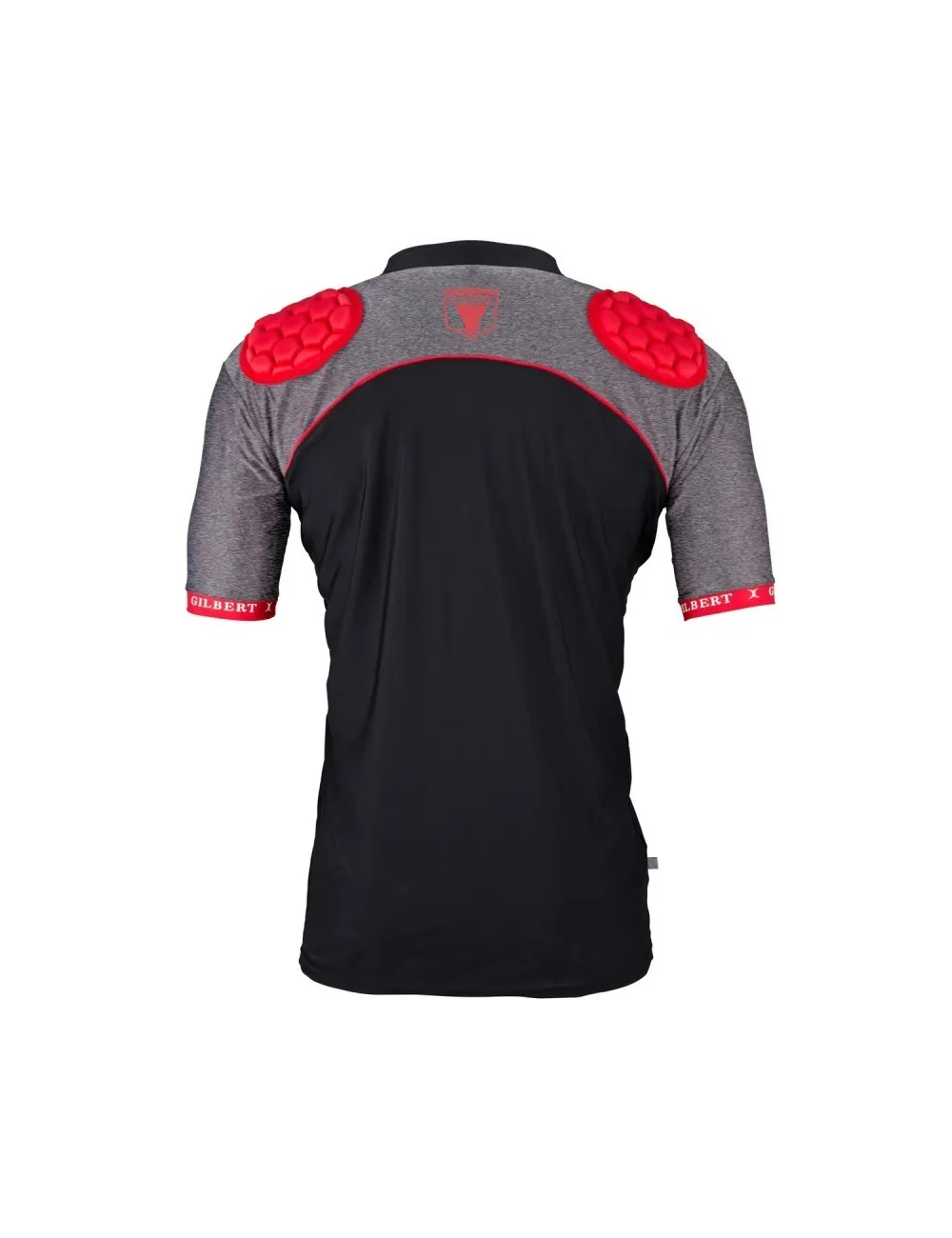 Epauliere rugby Atomic V3 Gilbert noir rouge