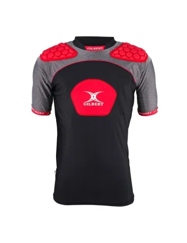 Epauliere enfant Atomic V3 Gilbert noir rouge
