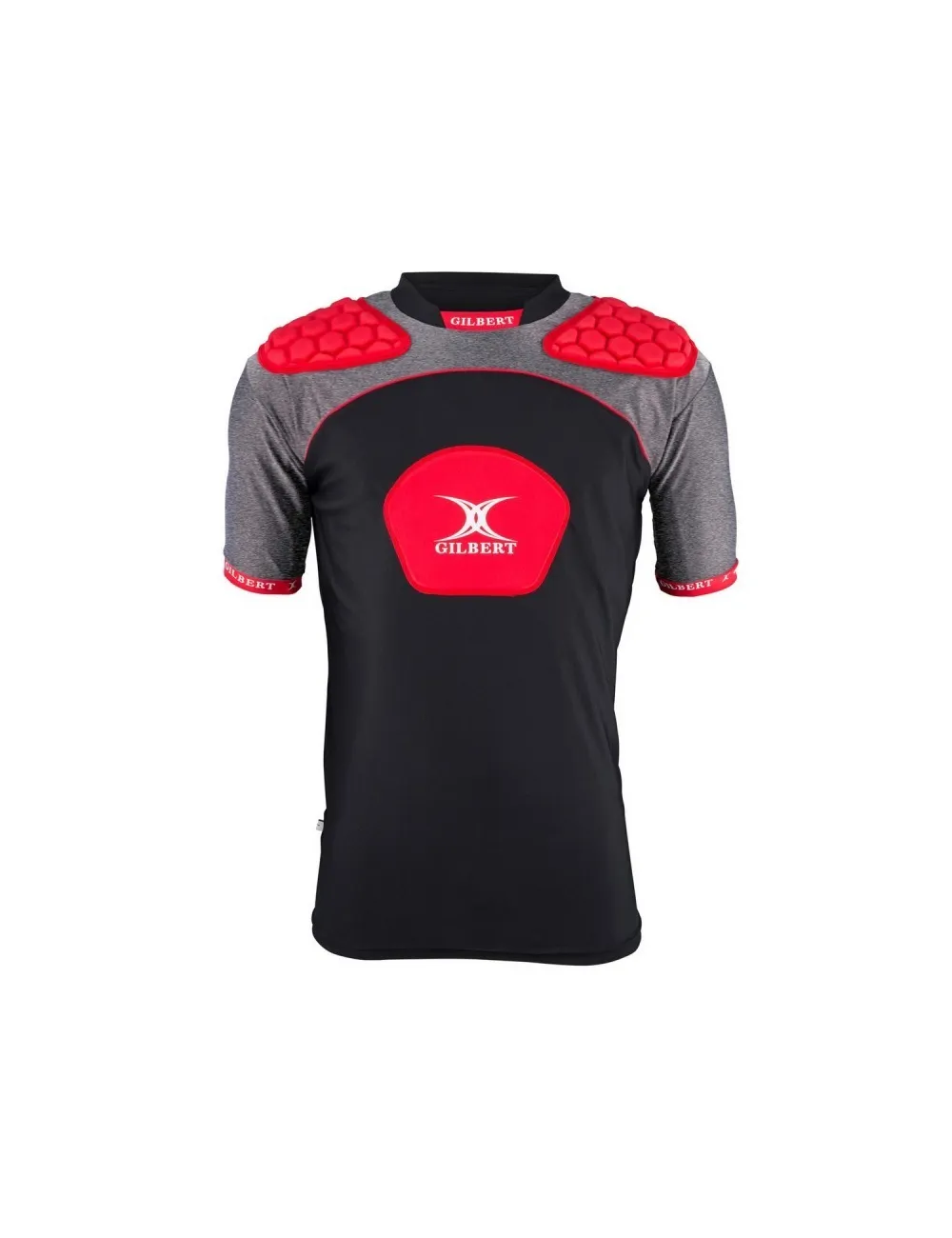 Epauliere enfant Atomic V3 Gilbert noir rouge