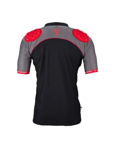 Epauliere enfant Atomic V3 Gilbert noir rouge