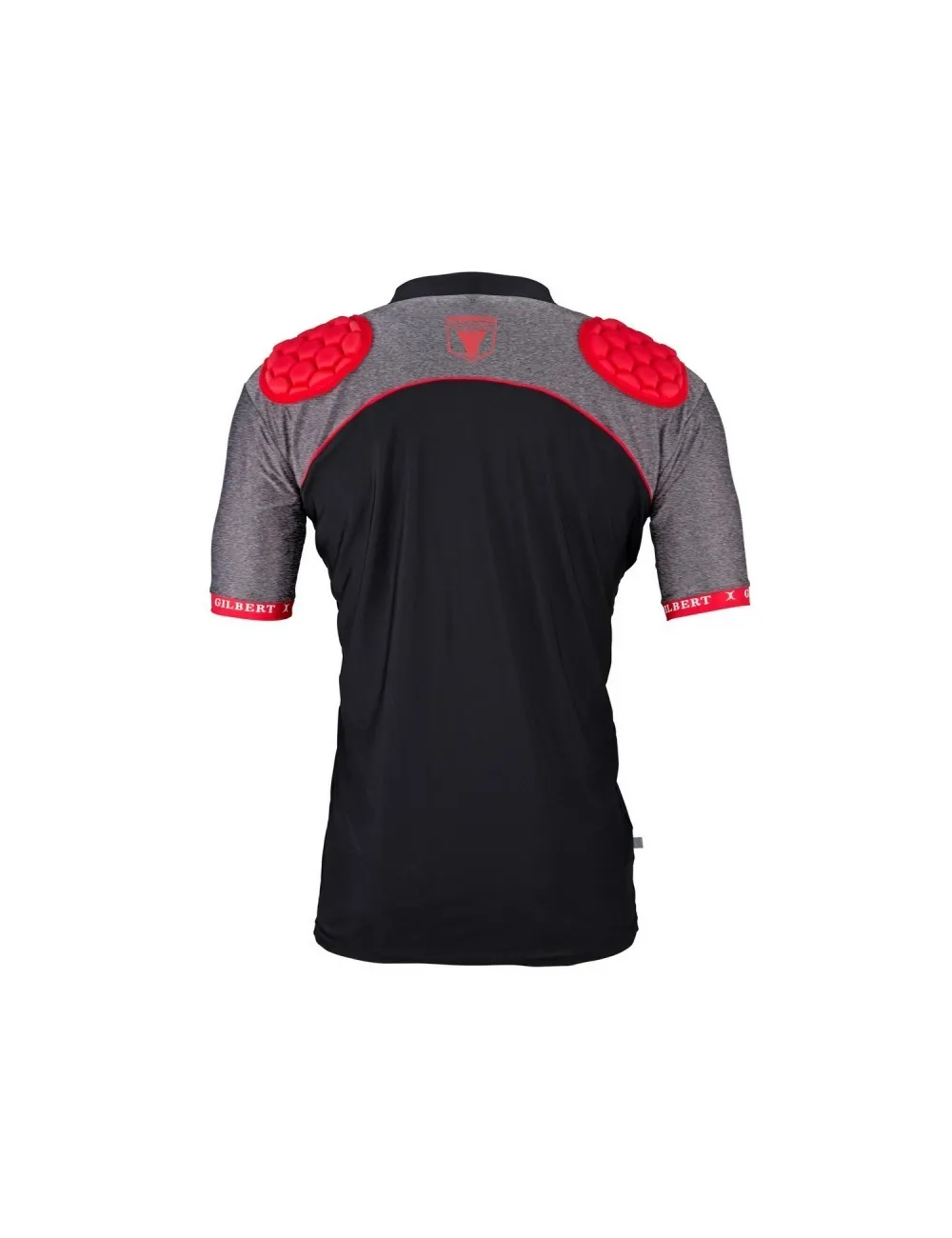 Epauliere enfant Atomic V3 Gilbert noir rouge