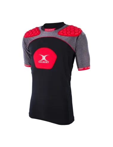 Epauliere enfant Atomic V3 Gilbert noir rouge