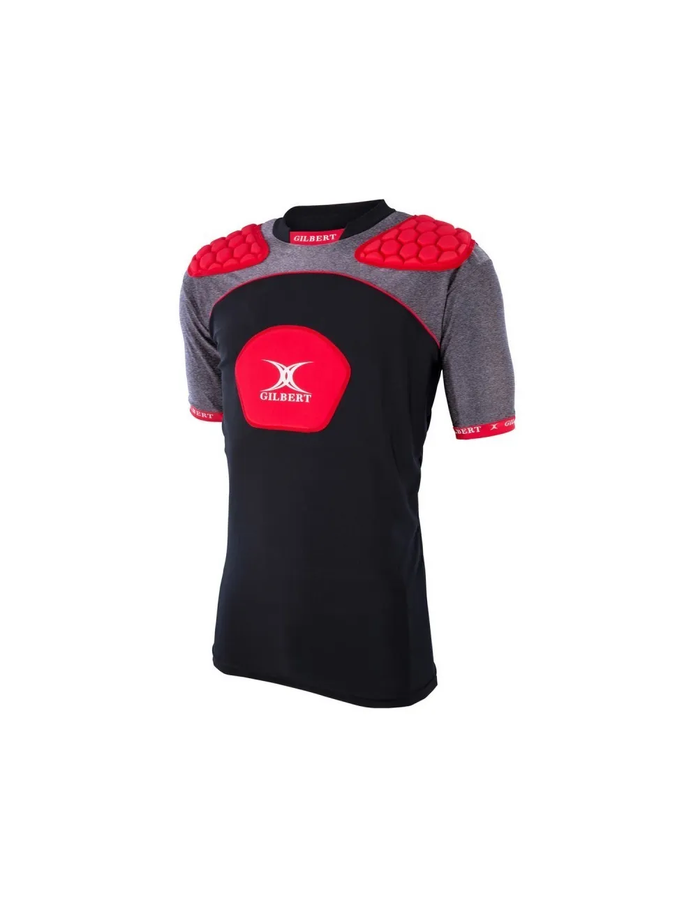 Epauliere enfant Atomic V3 Gilbert noir rouge