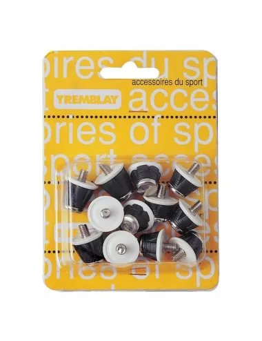 Crampons x 12 nylon acier (8x13 + 4x16 mm) Tremblay noir blanc