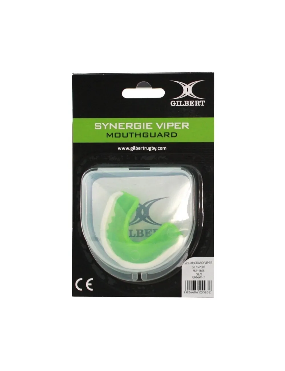 Protège dent enfant Synergie Viper Gilbert vert blanc