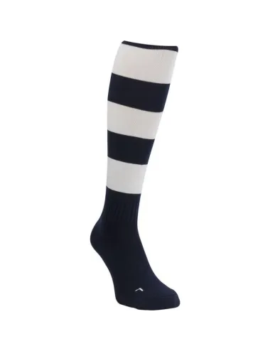 Chaussette rugby Hooped Canterbury marine blanc
