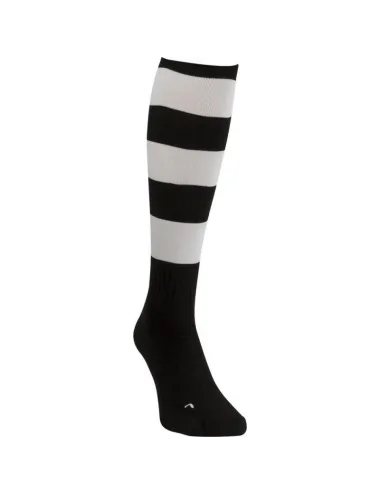Chaussette rugby Hooped Canterbury noir blanc