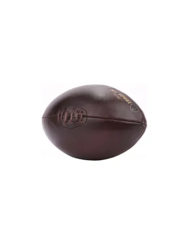 Mini ballon rugby Cuir 4 Panneaux All Sport Vintage marron foncé