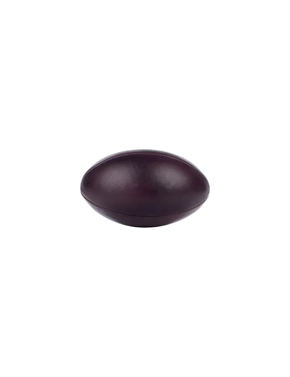 Mini ballon rugby Cuir 4 Panneaux All Sport Vintage marron foncé